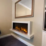 Bespoke Fireplace pertruding from wall